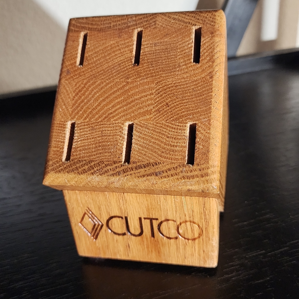 Cutco 6 knife block